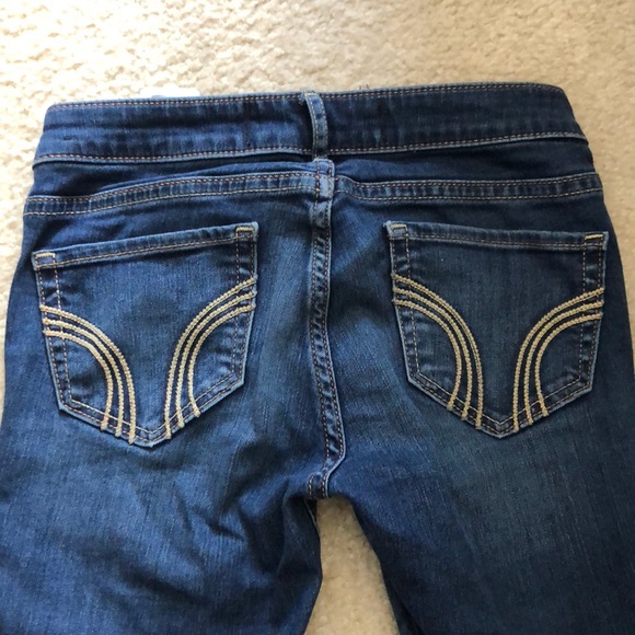 Hollister Super Skinny Jeans Dark Wash - Picture 5 of 7